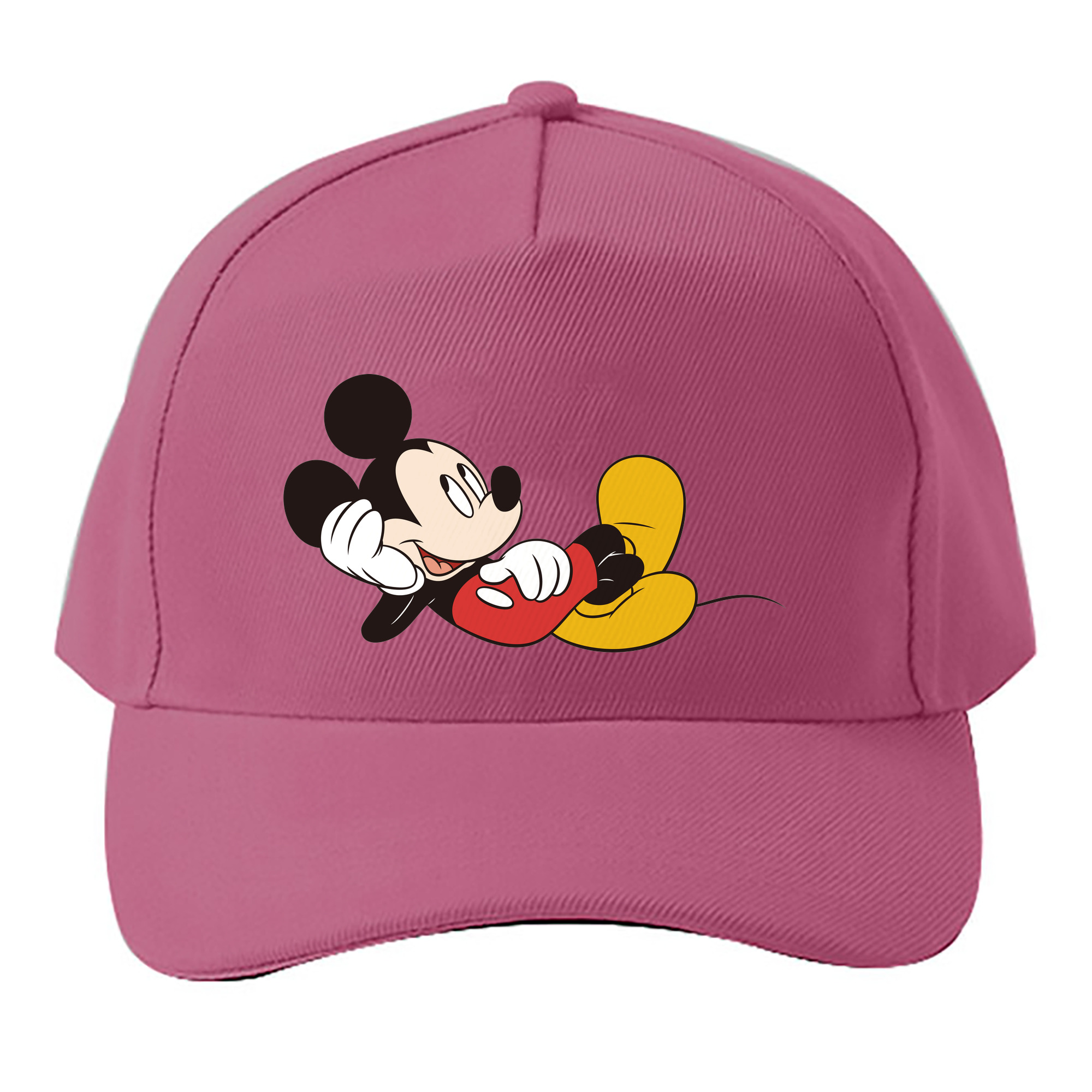 （画像用） ミッキーマウス Mickey Mouse ベースボールキャップ 綿100％ 男女兼用 帽子 スポーツ